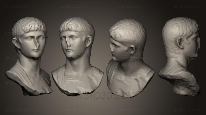Busts and heads antique and historical (BUSTA_0394) 3D model for CNC machine